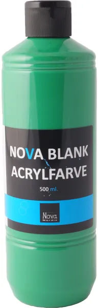 Nova akrylfärg blank 500 ml. Grön