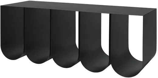 Kristina Dam Studio Curved Bänk Svart