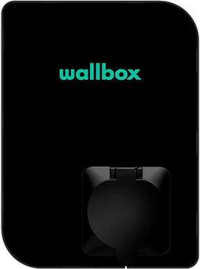 Wallbox Copper SB laddningsbox med Wi-Fi 22 kW Typ 1 och 2, svart