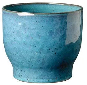 Glasyr Knabstrup Keramik, beige kruka - Ø:16,5 cm.